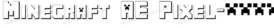 Minecraft AE Pixel字体转换